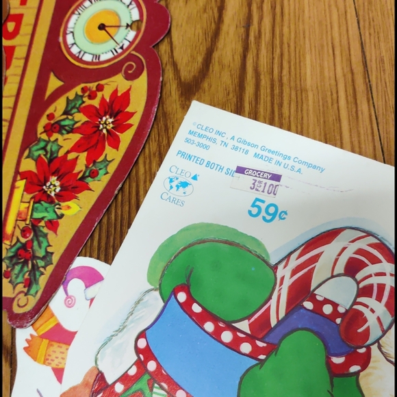 Vintage 1970s 80s Christmas cutouts window - Picture 14 of 16